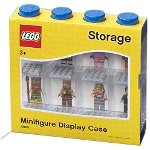 LEGO Cutii depozitare: Cutie albastra pentru 8 minifigurine LEGO, LEGO
