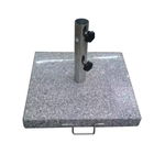 Suport umbrela LW313, granit, forma patrata, 50 x 50 x 6 cm, Inovius