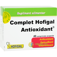 Complet antioxidant, 40 comprimate, Hofigal, HOFIGAL ROMANIA Complet antioxidant, 40 comprimate, Hofigal, HOFIGAL ROMANIA