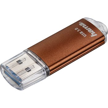 Memorie USB HAMA Laeta FlashPen 124004, 64GB, USB 3.0, maro