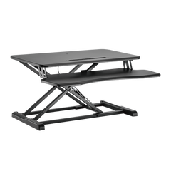 Suport de birou Logilink EO0033, pentru 1 TV/monitor, suport tastatura, maxim 15 Kg (Negru), LogiLink
