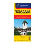 Harta turistica si rutiera Romania, 