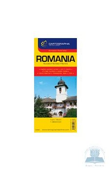 Harta turistica si rutiera Romania, 