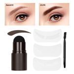 Stampila Sprancene 3 in 1 cu Pensula & Sabloane Ushas Flawless Brow #01, Ushas