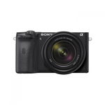 Aparat foto Mirrorless Sony Alpha A6600, 24.2 MP, E-mount, 4K, NFC, Negru + Obiectiv 18-135mm