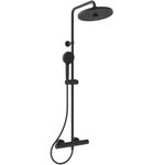 Coloana de dus termostatata negru mat Ideal Standard Ceratherm T25+