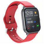 Ceas Smartwatch Techstar® T55 Rosu 1.3, 