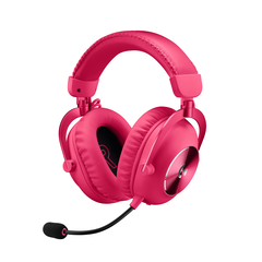 LOGITECH G Pro X 2 Headset full size Bluetooth   LIGHTSPEED wireless wired 3.5 mm jack noise isolating magenta