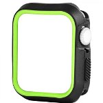Carcasa Devia pentru Watch Case Apple Watch 4, 44mm, negru cu verde