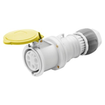 Priza  industriala mobila HP - IP44/IP54 - 2P+E 63A 100-130V 50/60HZ - YELLOW - 4H - MANTLE TERMINAL, Gewiss