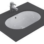 Lavoar Ideal Standard Connect Oval 62x41cm, montare sub blat, alb - E505001, Ideal Standard