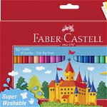 Carioci 50 culori/set, Faber-Castell, Faber-Castell