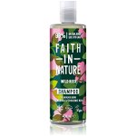 Faith In Nature Wild Rose sampon pentru regenerare pentru par normal spre uscat 400 ml, Faith In Nature