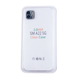 Husa Loomax de protectie pentru Samsung A22 5G, silicon subtire, 2 mm, transparent, Loomax