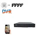 Sistem Supraveghere Dvr, NVR cu 4 Canale DV02, Compresie H265, 4K Ultra HD