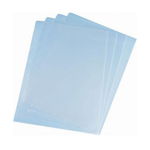 Mapa plastic A4 cu doua deschideri 100/set Noki transparent, Noki