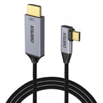 cablu usb-c - hdmi choetech xch-1803, 1.8m, negru, CHOETECH