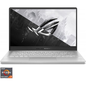 Laptop Asus ROG Zephyrus G14 GA401II-HE046 14 inch FHD AMD Ryzen 7 4800HS 16GB DDR4 512GB SSD nVidia GeForce GTX 1650 Ti 4GB White