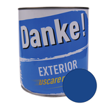 Email Danke uscare rapida, pentru metal, lemn, zidarie, exterior/interior, albastru inchis, lucios, 2.5 l, Danke