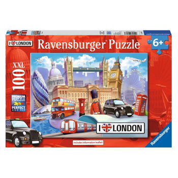 Puzzle Londra, 100 Piese, Ravensburger