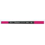 Pix Liner cu Doua Capete Daco Pensuliner, Varf Metalic 0.4 mm si Varf Tip Pensula, Fucsia