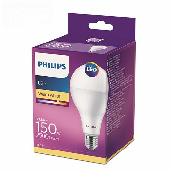 Bec LED Philips 150W A80 E27 WW 230V FR ND 1BC/6