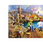 Puzzle Castorland - At the Dock, 1.000 piese (104192), Castorland