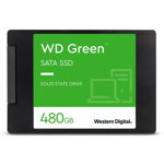 SSD 480GB, Green, SATA3, 6 Gb/s, 7mm, Western Digital