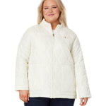 Incaltaminte Femei US POLO ASSN Plus Size Onion Quilted Liner Jacket with Elastic Hem Vanilla Prep, U.S. POLO ASSN.