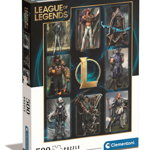 Puzzle, Clementoni, Unmatched: League of Legends, 500 piese, Multicolor