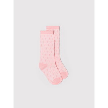 Set de 3 perechi de șosete lungi pentru copii OVS 1327695 Heavenly Pink 2590