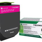 Toner Lexmark 71B20M0, magenta ,return program ,2.3k,CX317DN/417DE, CS317DN/417DN/