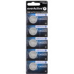 Set 5 baterii CR2025, everActive