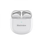 Casti wireless semi-in-ear Blackview AirBuds 3 Alb cu cutie de incarcare, DSP, Control tactil si vocal, Bluetooth v5.1,  Master-Slave Switch