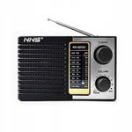 Radio Portabil cu Acumulator si Lanterna, Soundvox NS-Q33BT, FM/AM/SW, Bluetooth, USB, TF Card, Negru, Soundvox