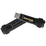 Memorie USB Corsair Flash Survivor Stealth, 256GB, aluminiu, shock resistant, waterproof, USB 3.0