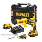 Masina de insurubat pentru gips-carton Dewalt DCF620P2K-QW, motor fara perii,acumulatori Li-Ion, XR 5.0Ah de 18V, Galben, DeWalt