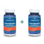 Ashwagandha - 60 + 60 cps (pachet cu -50% la a doua)