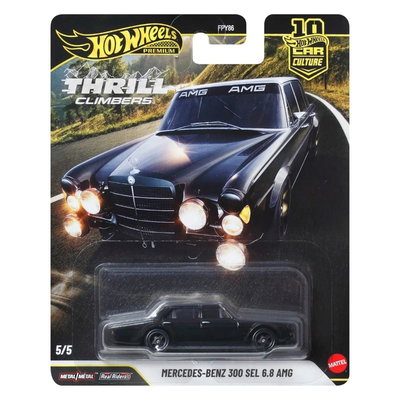 Masina metalica, Hot Wheels Premium, Car Culture, Thrill Climbers, Mercedes-Benz 300 SEL 6.8 AMG, JKF20, Hot Wheels