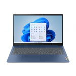 Laptop Lenovo IdeaPad Slim 3 15IAH8 cu procesor Intel® Core™ i5-12450H pana la 4.4 GHz, 15.6", Full HD, 8 GB RAM DDR5, 512 SSD, Intel® UHD Graphics, Windows 11 Pro, Arctic Grey