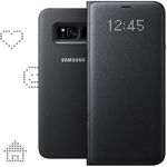 Husa Led Flip Wallet Samsung Galaxy S8 Plus G955 Negru