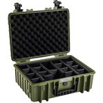 Outdoor Cases Type 5000 / Bronze green (divider system), B&W