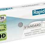 Capse Rapid Standard, 23/ 6, 2-20 coli, 1000 buc/cutie, RAPID