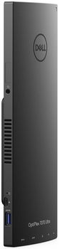 Calculator Sistem PC Dell OptiPlex 7070 UFF (Procesor Intel® Core™ i7-8665U (8M Cache, up to 4.80 GHz), Whiskey Lake, 32GB, 1TB HDD @7200RPM + 512GB SSD, Intel® UHD Graphics 620, Win10 Pro, Negru)