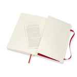 Carnet - Moleskine Classic - Soft Cover, Large, Ruled - Scarlet Red