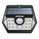 Lampa solara Mpow 3in1 cu 20 leduri si senzori de miscare, protectie IPX6+