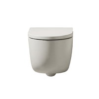 Set vas WC suspendat Hatria, Futura, cu capac WC, rimless, alb Set vas WC suspendat Hatria, Futura, cu capac WC, rimless, alb