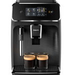 Espressor Automat Philips cu Touch Screen, 1,8 L, 15 bar, AquaClean, Sistem spumare lapte, 2 Bauturi, Negru, PHILIPS