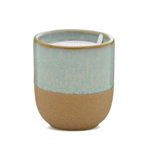 Lumanare - Kin Mint Green Reactive Dripped Glaze On Raw Ceramic Base Matcha Tea + Bergamot | Paddywax, Paddywax
