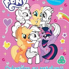 My Little Pony. Coloram cu prietenii. Carte cu autocolante